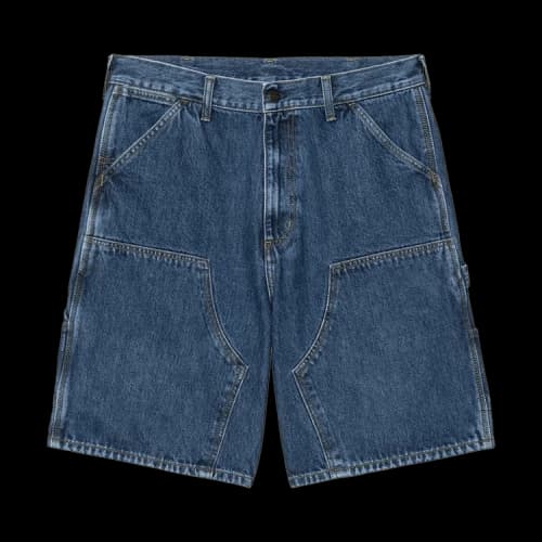 Carhartt WIP Double Knee Short 'Blue Stone Washed'