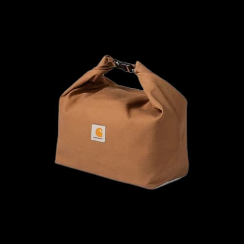 Carhartt WIP Canvas Roll Up Insulated Bag 'Hanilton Brown'