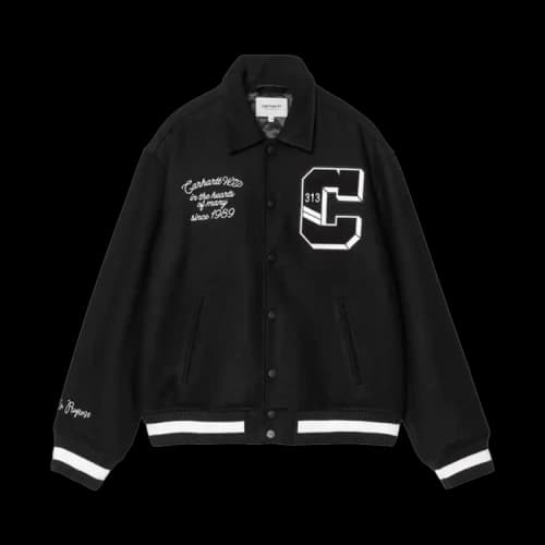 Carhartt WIP World Class Varsity Jacket 'Black'