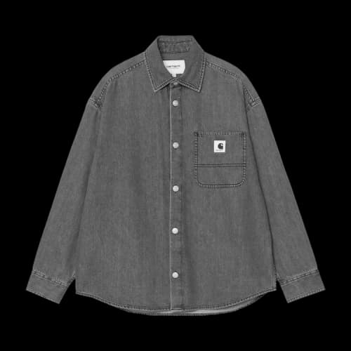 Carhartt WIP Marly Shirt 'Bleached Black'