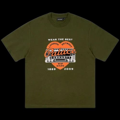 Palace x Carhartt WIP Heart T-Shirt 'Plant'