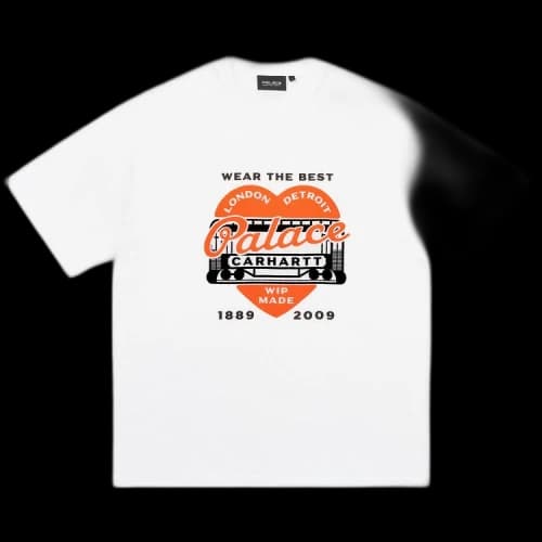 Palace x Carhartt WIP Heart T-Shirt 'White'
