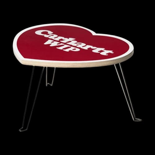 Carhartt WIP Heart Folding Table 'Scarlet/White'