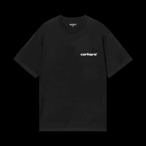 Carhartt WIP Short-Sleeve Caps T-Shirt 'Black'