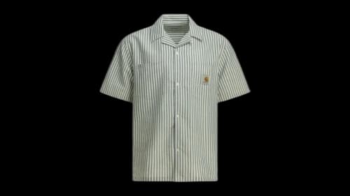 Carhartt Leavel Casual Shirt Blue