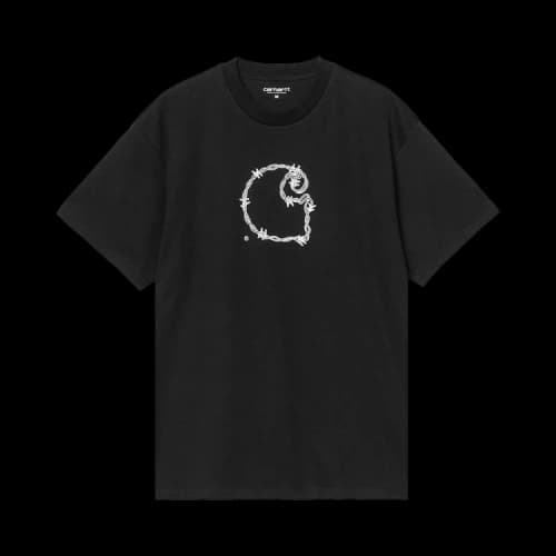 Carhartt WIP Barbwire C T-Shirt 'Black'