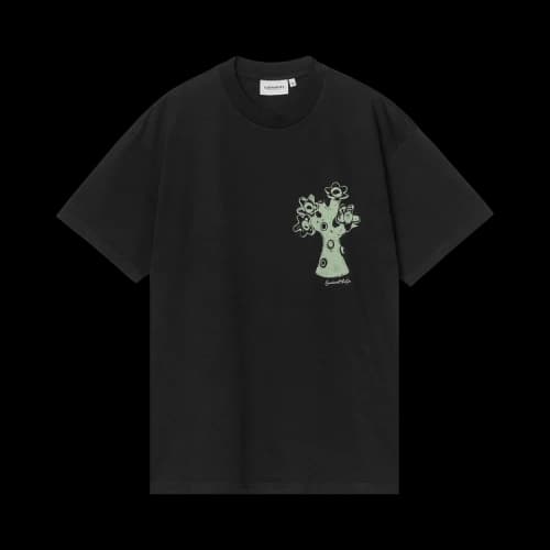 Carhartt WIP Short-Sleeve Forma T-Shirt 'Heavy Stone Wash Black'
