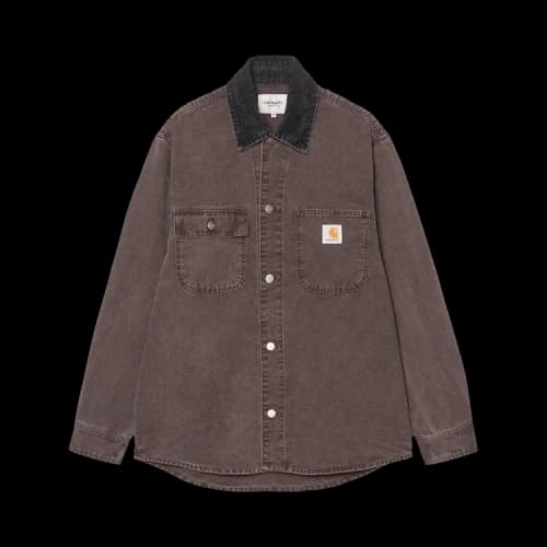 Carhartt WIP Mitch Shirt Jacket 'Palisander/Black (Dusky Canvas)'