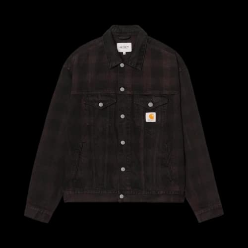 Carhartt WIP Everson Trucker Jacket 'Everson Print/Black/Palisander'