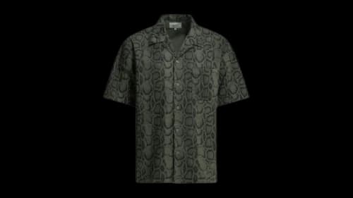 Carhartt Snake Camo Casual Shirt Green
