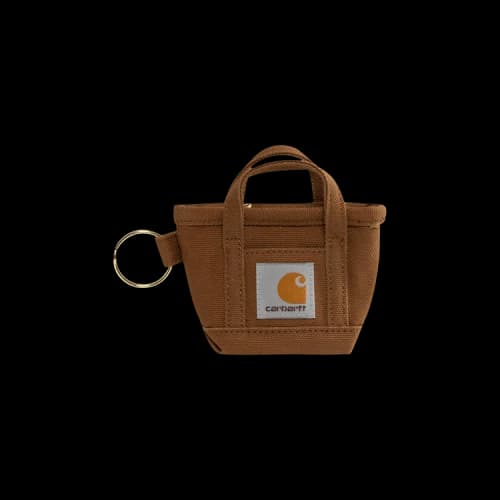 Carhartt WIP Mini Tote Bag Keychain 'Natural/Blue'