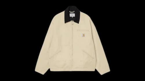 Carhartt OG Detroit Spring Jacket (Twill) Barchan/Black