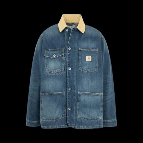 Carhartt WIP Warren Chore Coat 'Blue/Dusty Brown'