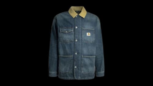 Carhartt Warren Chore Denim Jacket Blue
