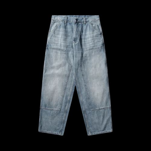 Carhartt WIP OG Double Knee Pants 'Blue (Burst Washed)'