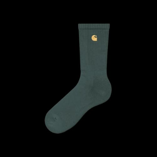 Carhartt WIP Chase Socks 'Velvet Green/Gold'