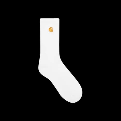 Carhartt WIP Chase Socks 'White/Gold'