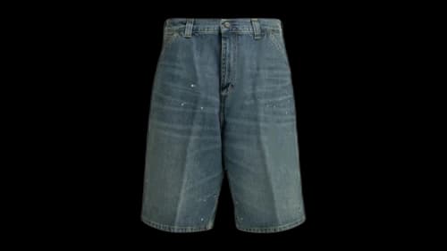 Carhartt OG Single Knee Utility Short Blue