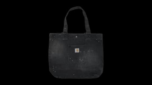 Carhartt WIP Denim Tote Large Shoulder Bag Black