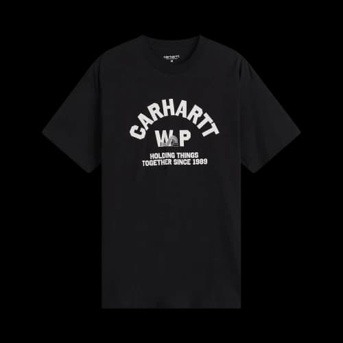 Carhartt WIP Short-Sleeve Column T-Shirt 'Black'
