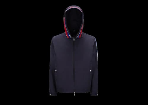 Moncler Rukbat Windbreaker Jacket Dark Blue