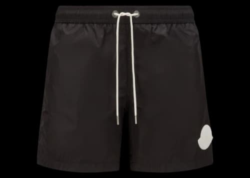 Moncler Drawcord Swim Shorts Black