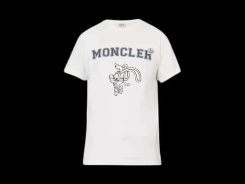 Moncler X Disney Print Cotton Jersey T-shirt White