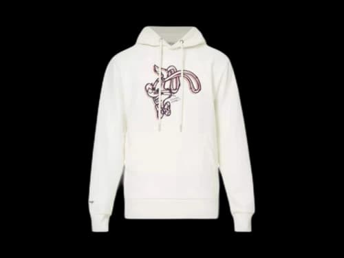 Moncler X Disney Cotton Jersey Hoodie White