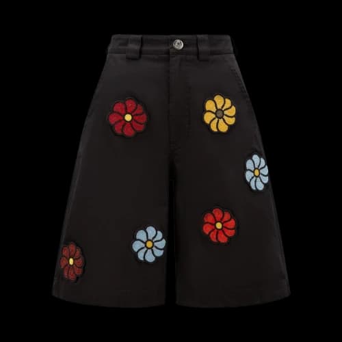 Moncler Genius x JW Anderson Floral Detailed Shorts 'Black'