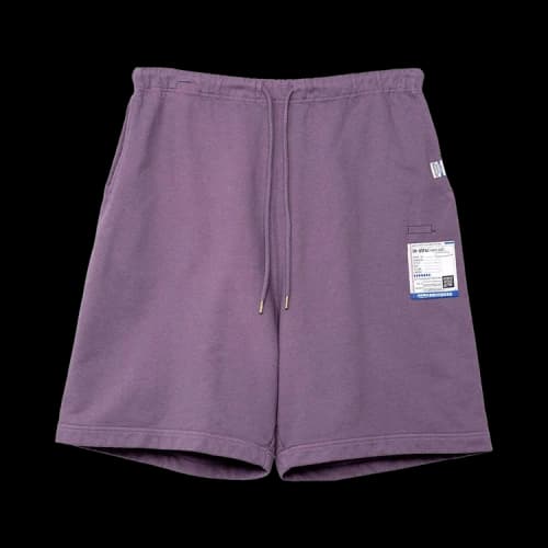Maison Mihara Yasuhiro Embroidery Wide Shorts 'Purple'