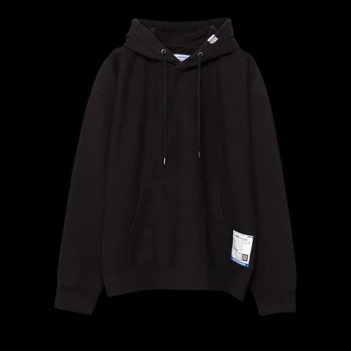 Maison Mihara Yasuhiro French Terry Hooded Pullover 'Black'