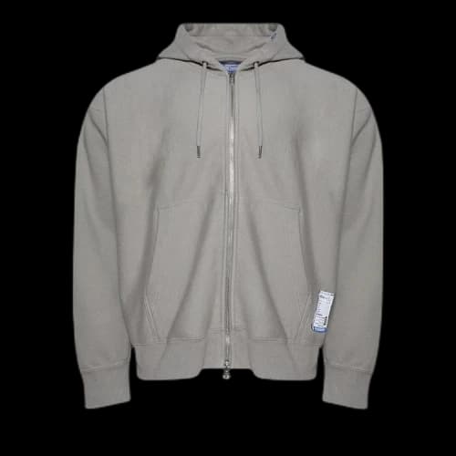 Maison Mihara Yasuhiro Zip Parka 'Light Grey'