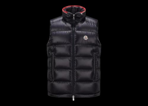 Moncler Ouse Down Gilet Navy Blue
