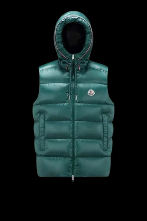 Moncler Luiro Down Gilet Emerald Green