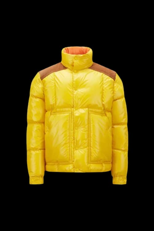Moncler Ain Down Jacket Yellow/Brown
