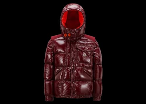 Moncler Karakorum Ripstop Short Down Jacket Burgundy (I20911A0014959607436)