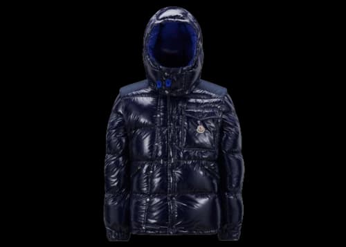 Moncler Karakorum Ripstop Short Down Jacket Blue (I20911A00149596077A9)