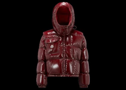 Moncler Karakorum Ripstop Short Down Jacket Burgundy (I20931A0018359607436)