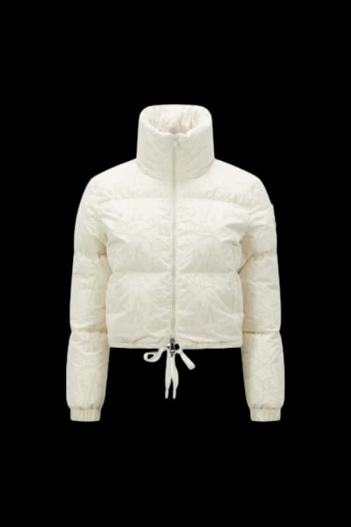 Moncler Merle Short Down Jacket White