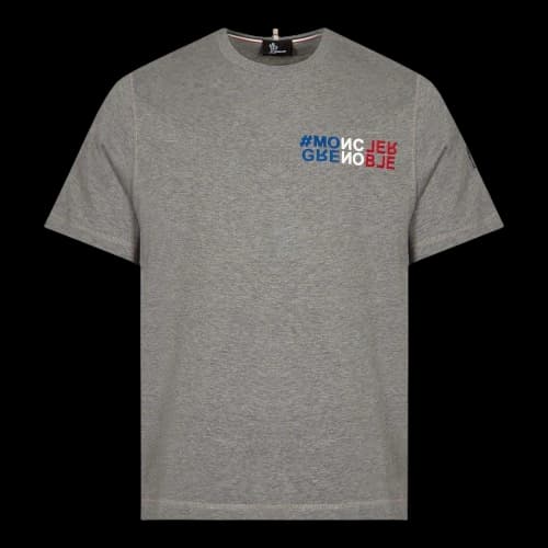 Moncler Grenoble Logo T-Shirt Grey