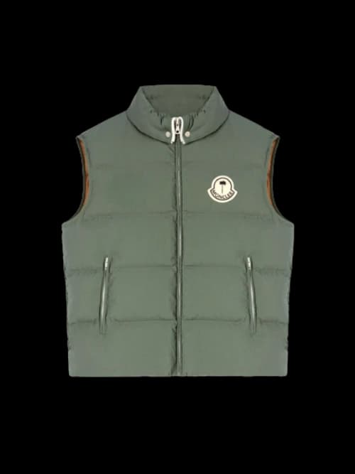 Moncler x Palm Angels Rodmar Down Vest Green