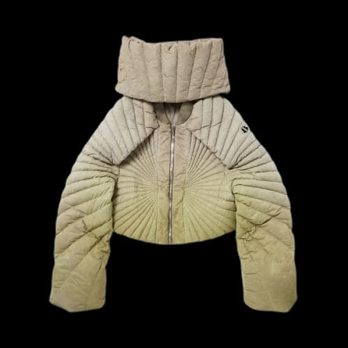 Moncler x Rick Owens Radiance Convertible Giubbotto Coat 'Pearl'