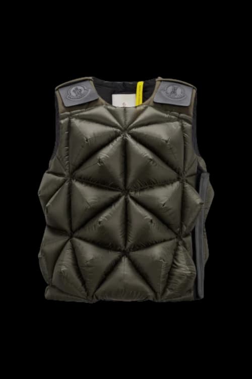 Moncler x Pharrell Holly Down Vest Green