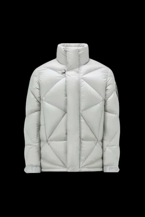Moncler x Pharrell Oak Short Down Jacket Light Grey