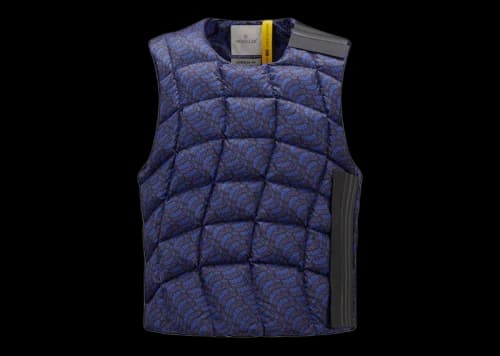 Moncler x adidas Originals Berthod Down Vest Black & Blue