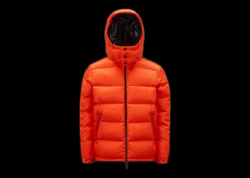 Moncler x adidas Originals Alpbach Short Down Jacket Orange