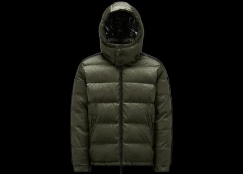 Moncler x adidas Originals Alpbach Short Down Jacket Dark Green