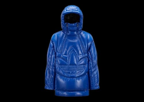 Moncler x adidas Originals Chambery Short Down Jacket Blue