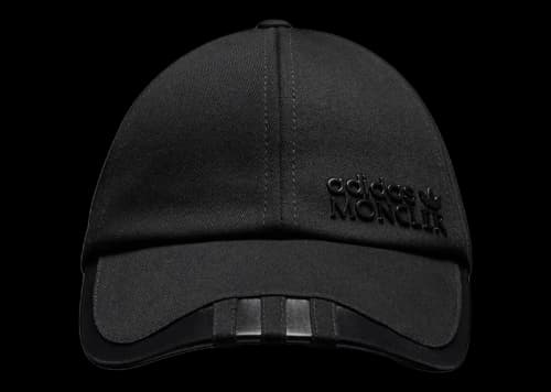 Moncler x adidas Originals Gabardine Baseball Cap Black