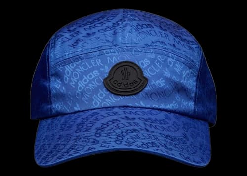 Moncler x adidas Originals Logo Jacquard Baseball Cap Blue